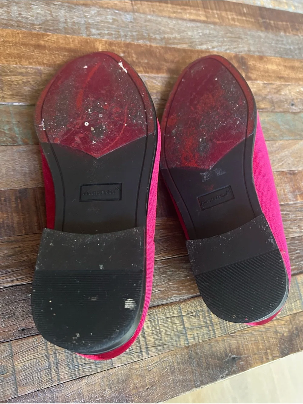 Alberto Fellini Sparko 03 Red Velvet Slip-On Loafers for Men.